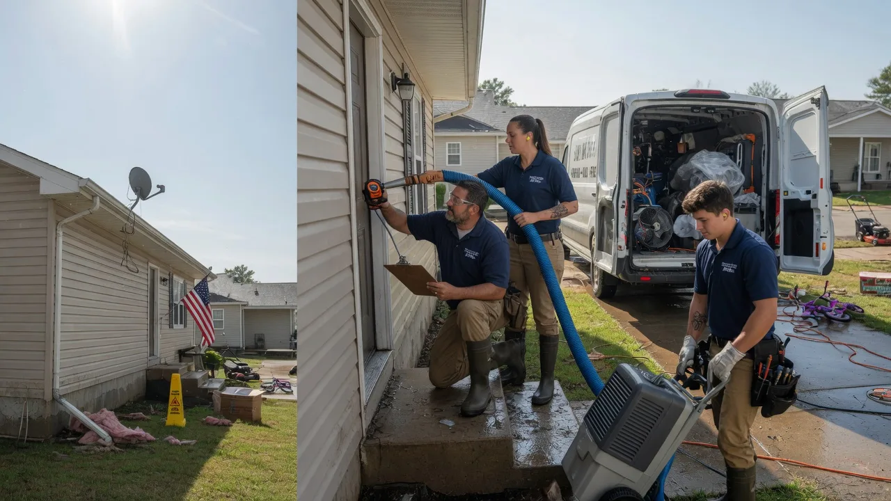 Ceiling Water Damage Restoration in Darwin, CA near me